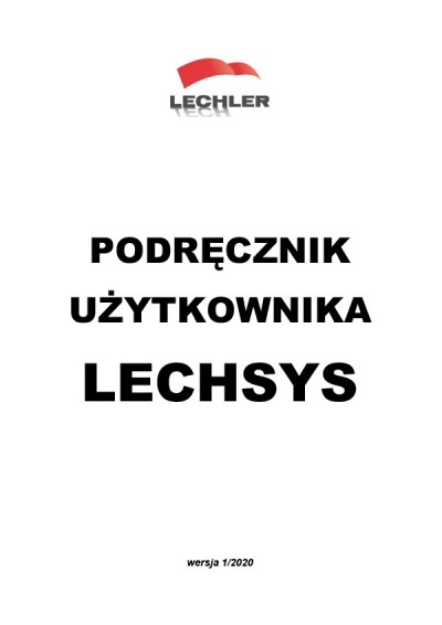 Podręcznik użytkownika Lechsys